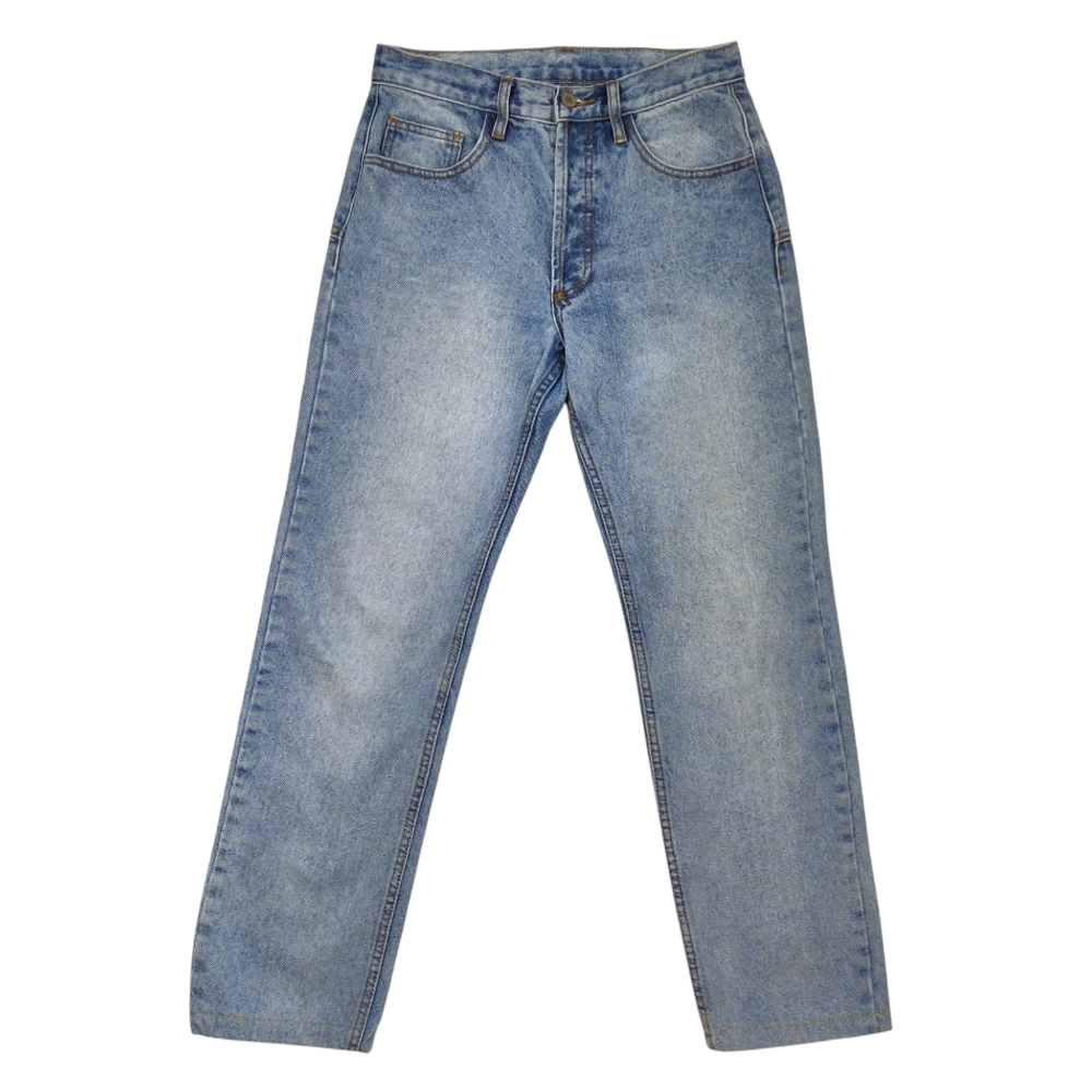 J.Galt Brandy Melville Straight Leg Jeans Blue Button Fly Size Small John Galt